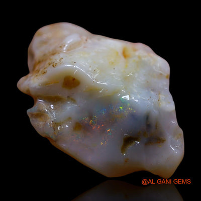 Natural Untreated Fire Opal Loose Gemstone Fancy Rough From Australia 15.00 Cts 26x17x9 mm RF-954