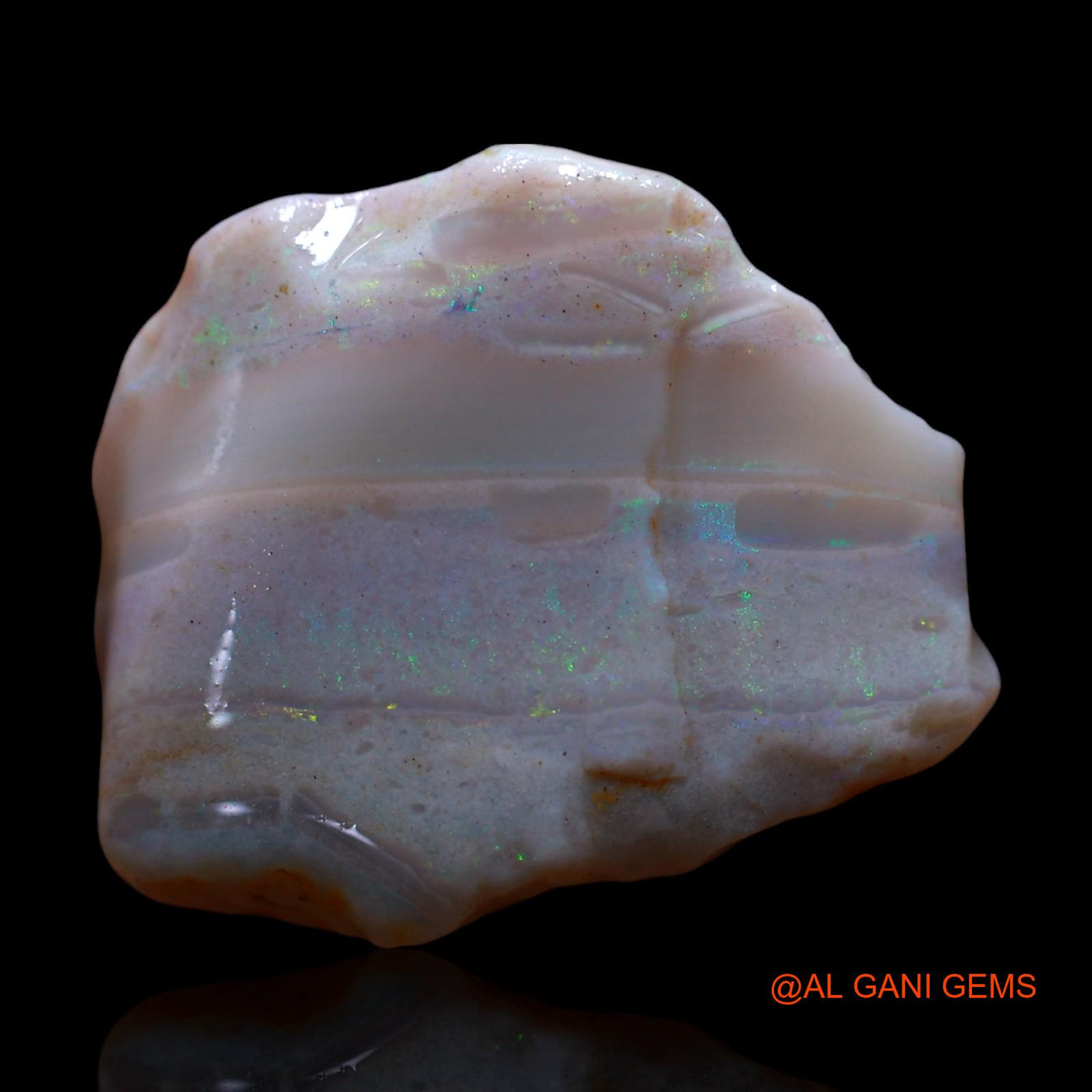 Natural Untreated Fire Opal Loose Gemstone Fancy Rough From Australia 12.00 Cts 21x17x6 mm RF-956