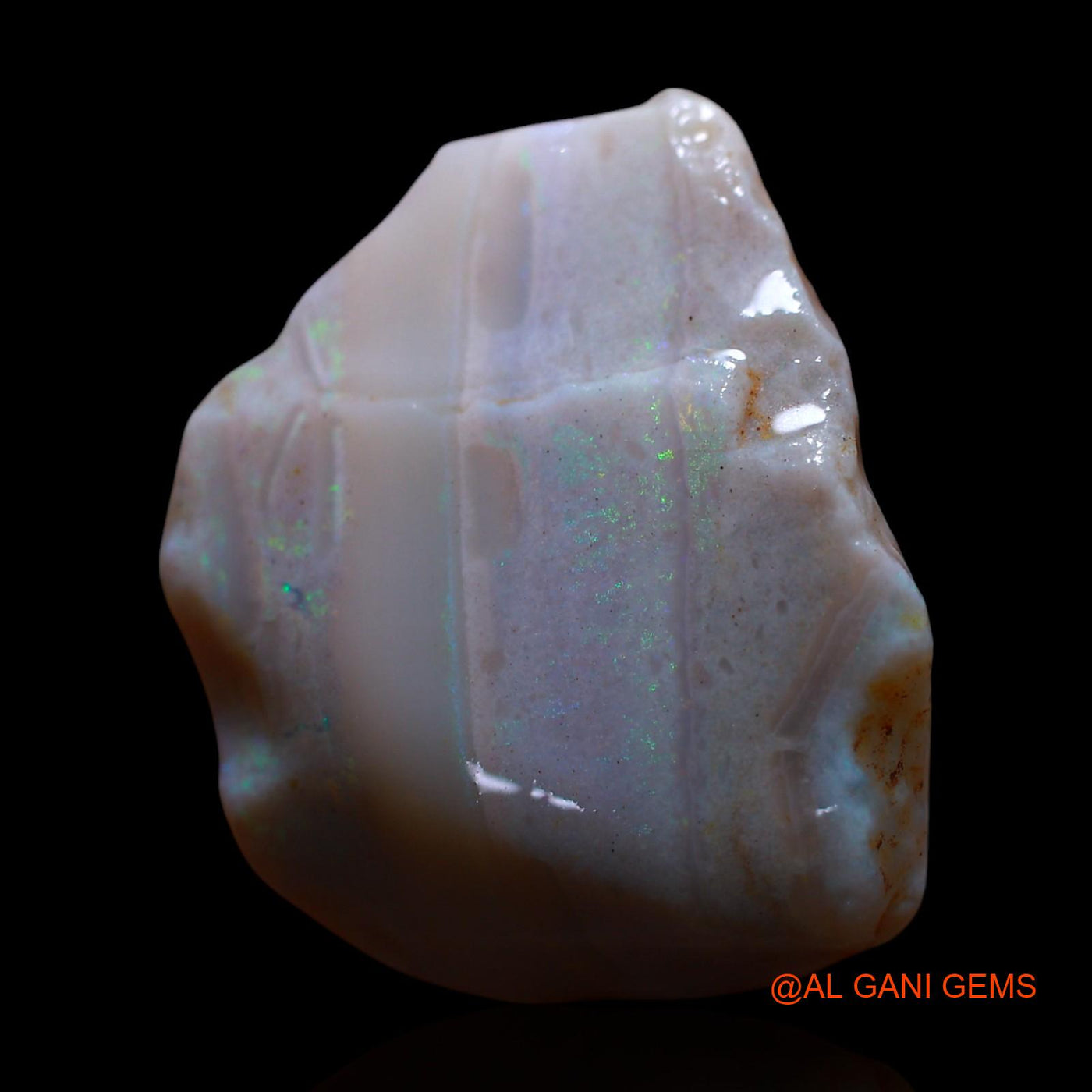 Natural Untreated Fire Opal Loose Gemstone Fancy Rough From Australia 12.00 Cts 21x17x6 mm RF-956