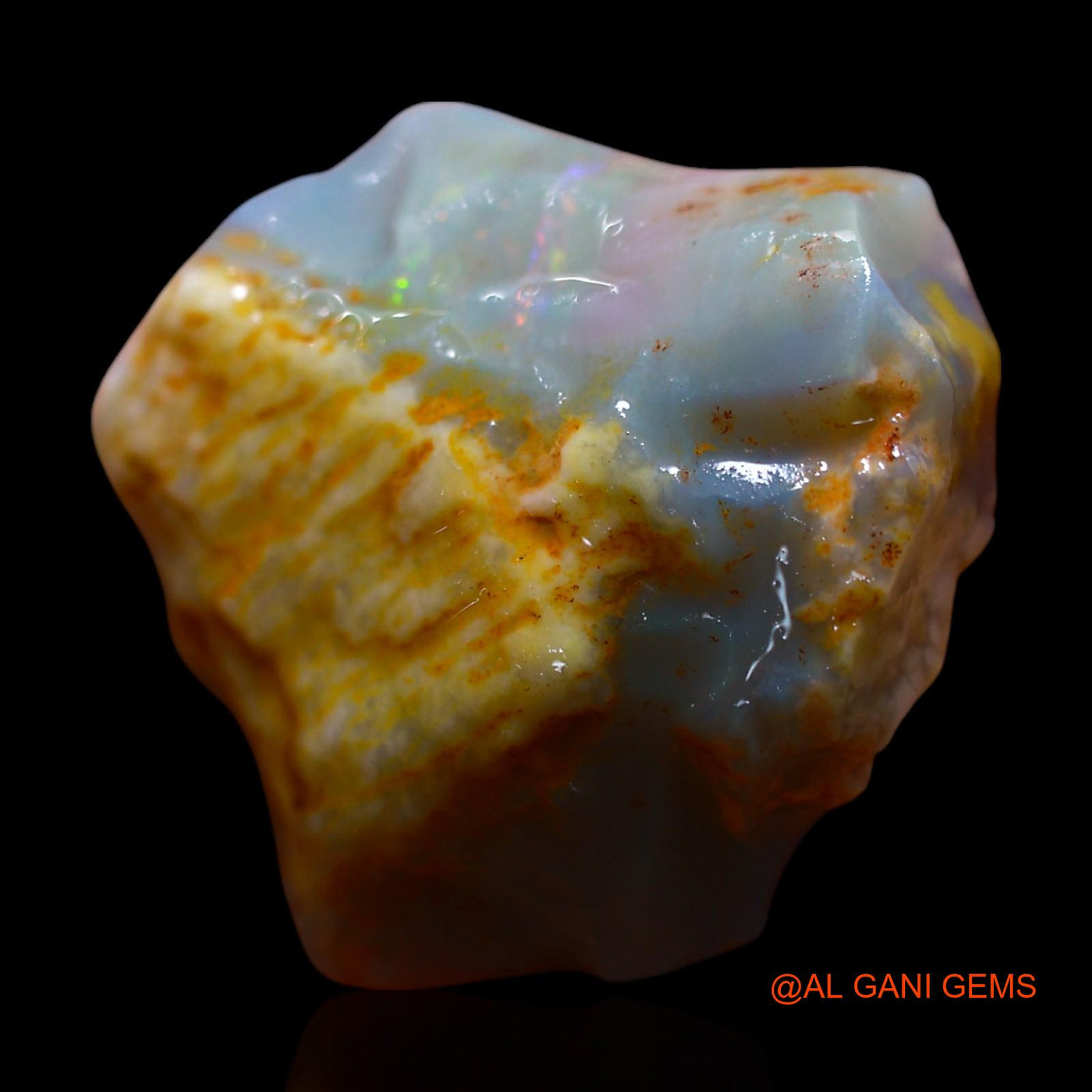 16.00 Cts Unheated Australian Fire Opal Loose Gemstone Fancy Rough Natural 22x20x8 mm RF-957
