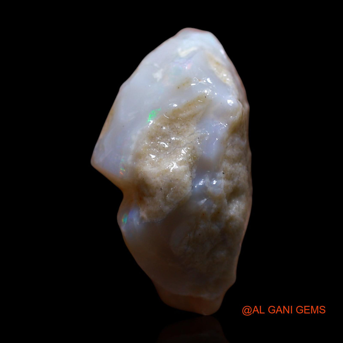 22.00 Cts Natural Australian Fire Opal Loose Gemstone Fancy Rough 22x21x12 mm RF-958