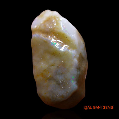 Natural Fire Opal Gemstone 15.00 Cts Loose Fancy Rough From Australia 22x11x10 mm RF-959