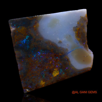 Natural Untreated Fire Opal Loose Gemstone Fancy Rough From Australia 11.00 Cts 18x17x5 mm RF-960