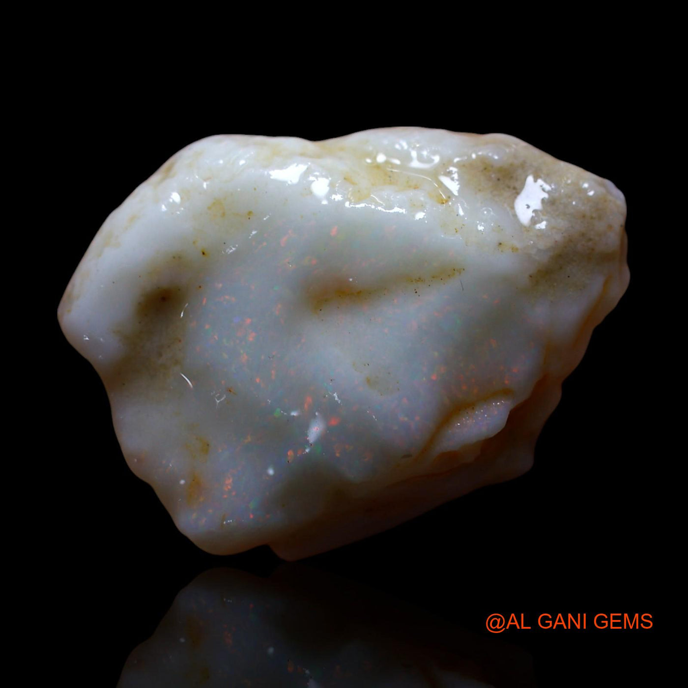 16.00 Cts Natural Australian Fire Opal Fancy Rough Loose Gemstone For Jewelry 22x17x9 mm RF-962