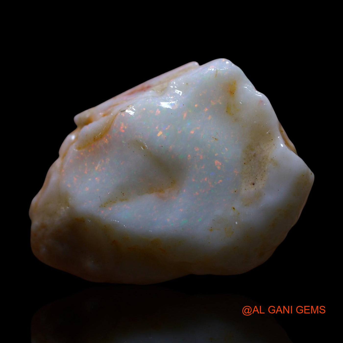 16.00 Cts Natural Australian Fire Opal Fancy Rough Loose Gemstone For Jewelry 22x17x9 mm RF-962