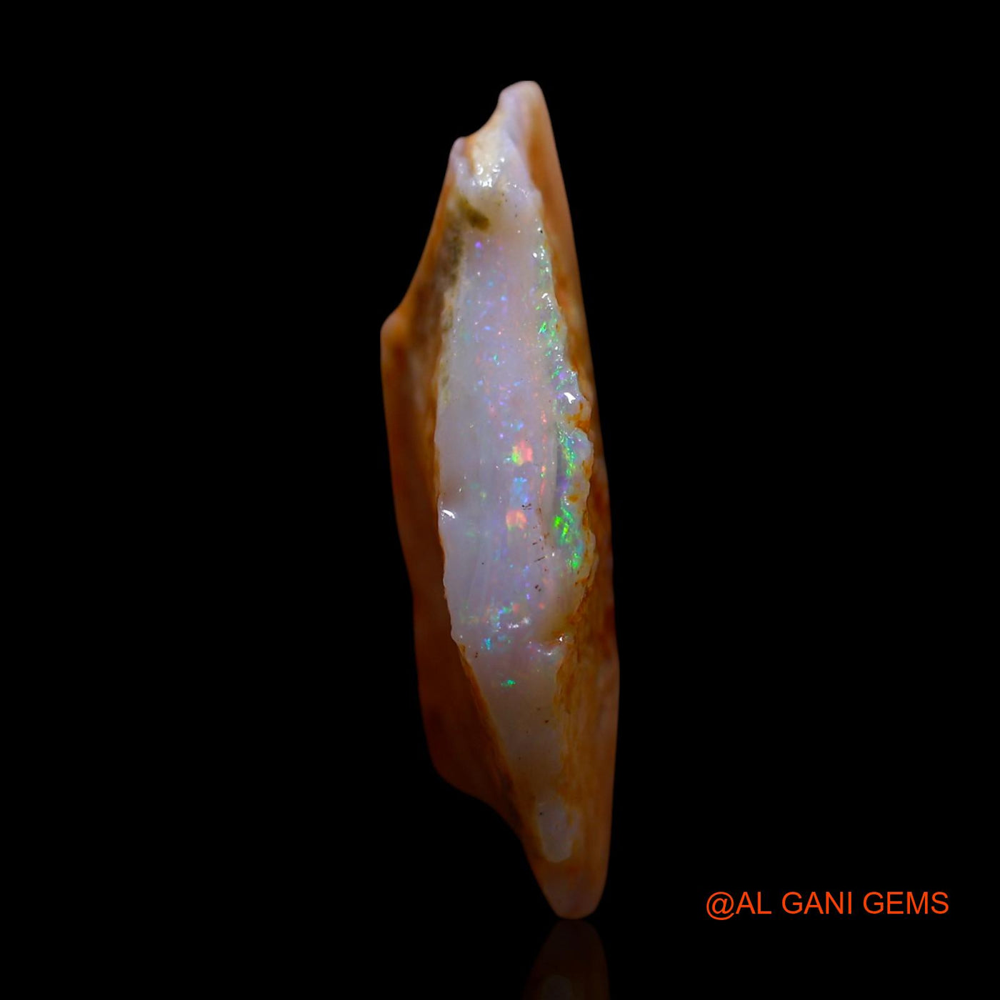 8.00 Cts Natural Australian Fire Opal Loose Gemstone Fancy Rough 22x16x6 mm RF-963