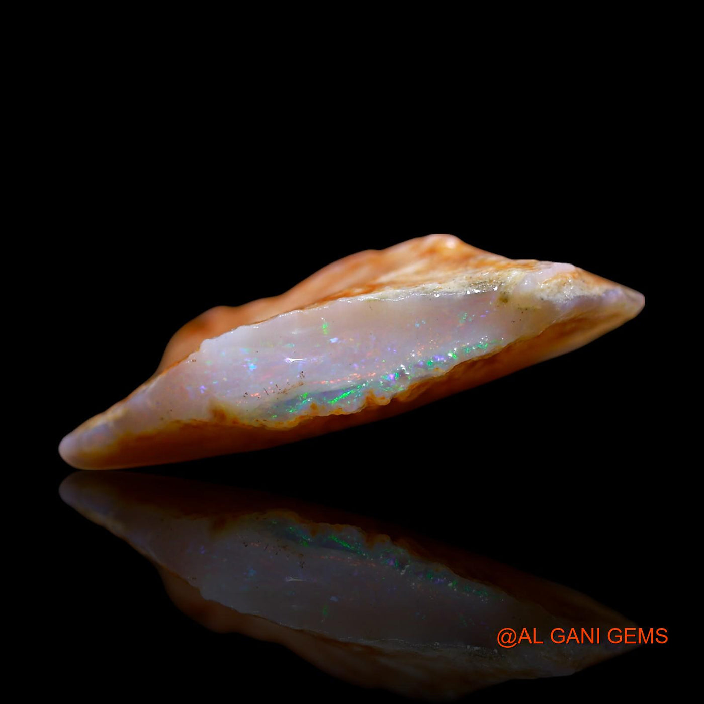 8.00 Cts Natural Australian Fire Opal Loose Gemstone Fancy Rough 22x16x6 mm RF-963
