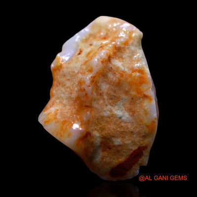 8.00 Cts Natural Australian Fire Opal Loose Gemstone Fancy Rough 22x16x6 mm RF-963
