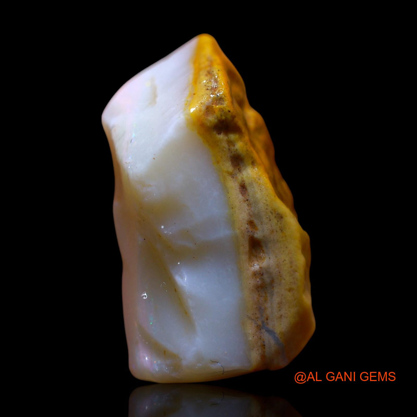 13.00 Cts Natural Australian Fire Opal Fancy Rough Loose Gemstone For Jewelry 22x12x10 mm RF-964