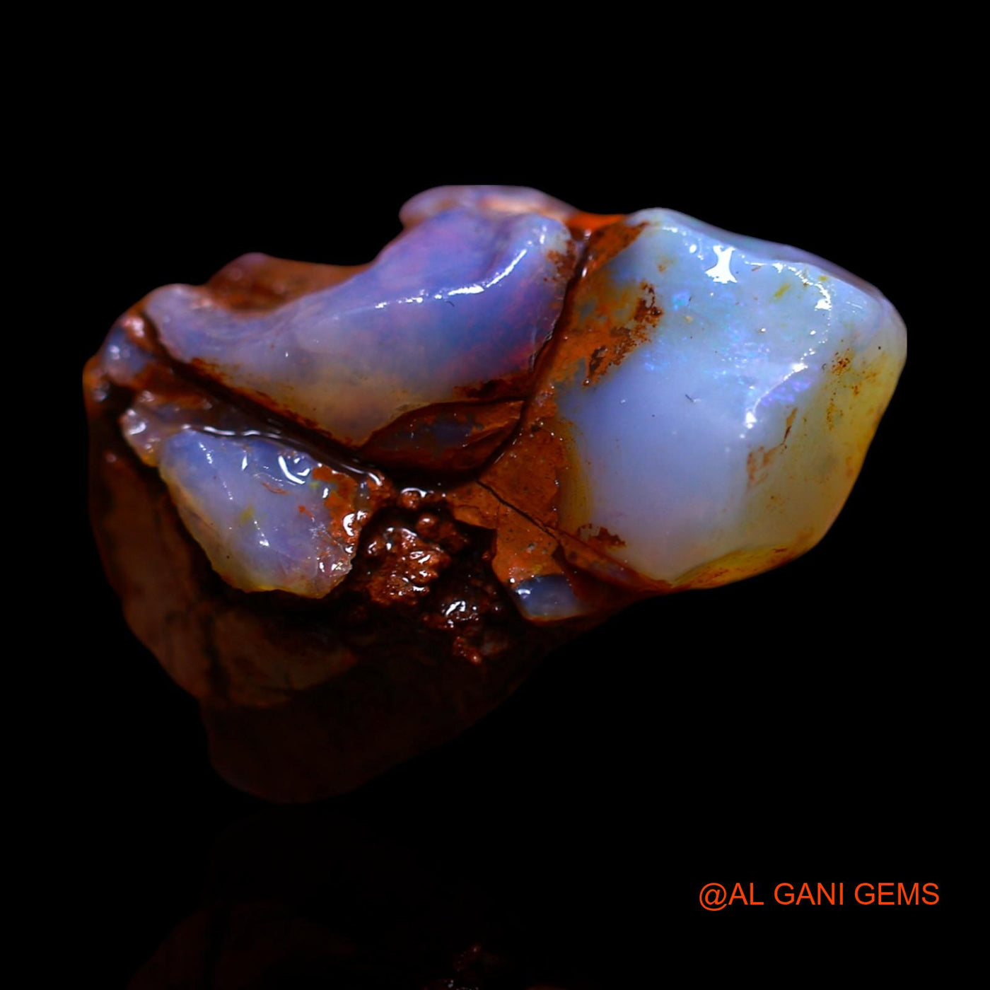 13.00 Cts Natural Australian Fire Opal Loose Gemstone Fancy Rough 22x15x10 mm RF-965