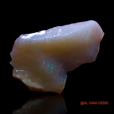 Natural Untreated Fire Opal Loose Gemstone Fancy Rough From Australia 5.00 Cts 24x16x3 mm RF-966