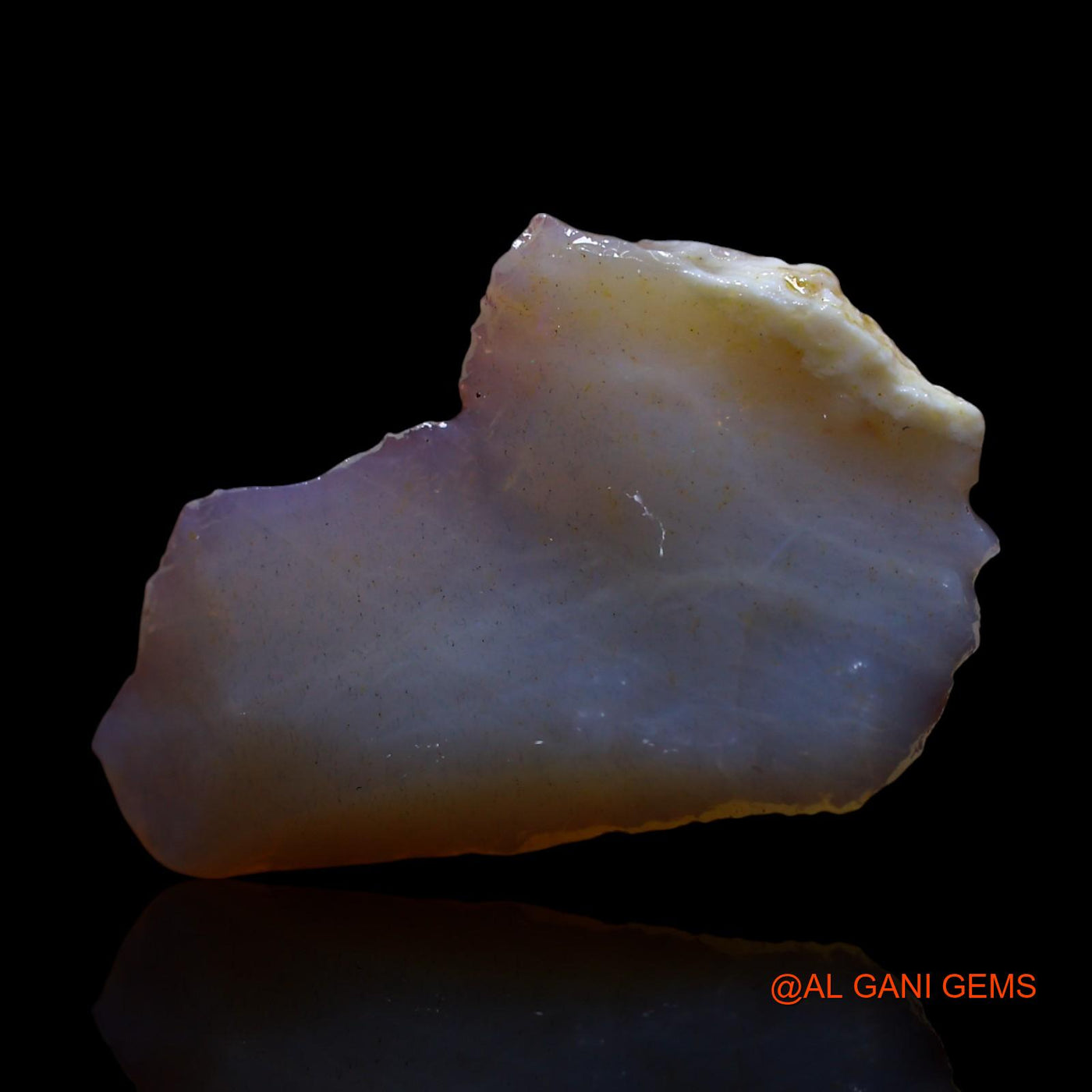 Natural Untreated Fire Opal Loose Gemstone Fancy Rough From Australia 5.00 Cts 24x16x3 mm RF-966