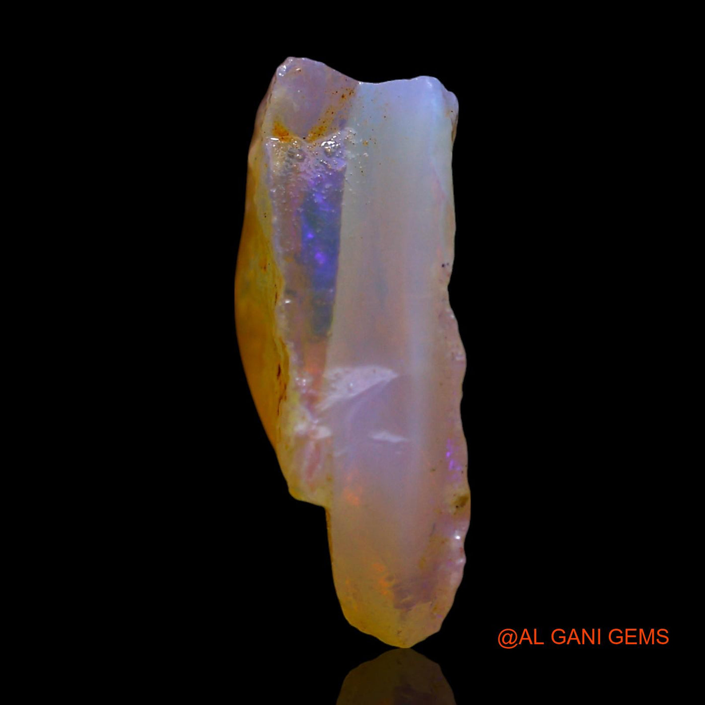 4.00 Cts Natural Australian Fire Opal Fancy Rough Loose Gemstone For Jewelry 14x10x5 mm RF-96