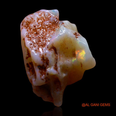 13.00 Cts Natural Australian Fire Opal Loose Gemstone Fancy Rough 20x16x11 mm RF-972