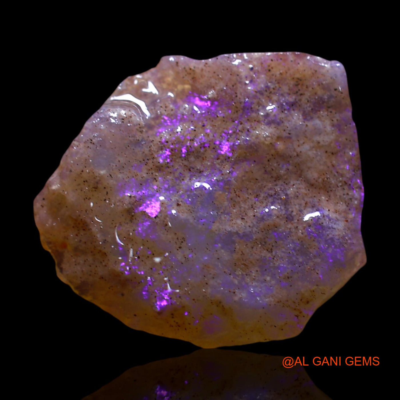 6.00 Cts Natural Australian Fire Opal Loose Gemstone Fancy Rough 18x16x4 mm RF-974