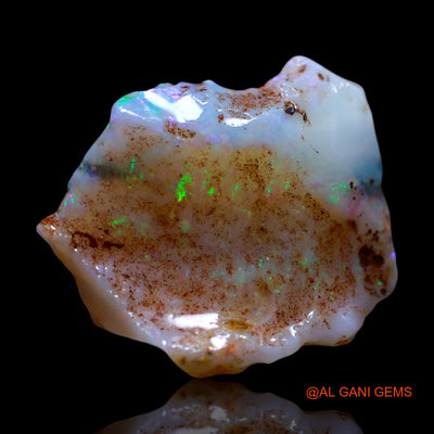 Natural Untreated Fire Opal Loose Gemstone Fancy Rough From Australia 6.00 Cts 18x15x4 mm RF-976