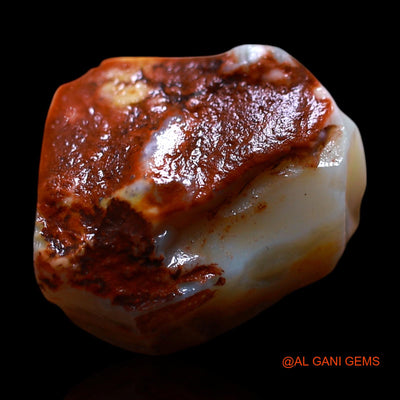 Natural Untreated Fire Opal Loose Gemstone Fancy Rough From Australia 14.00 Cts 15x13x11 mm RF-978