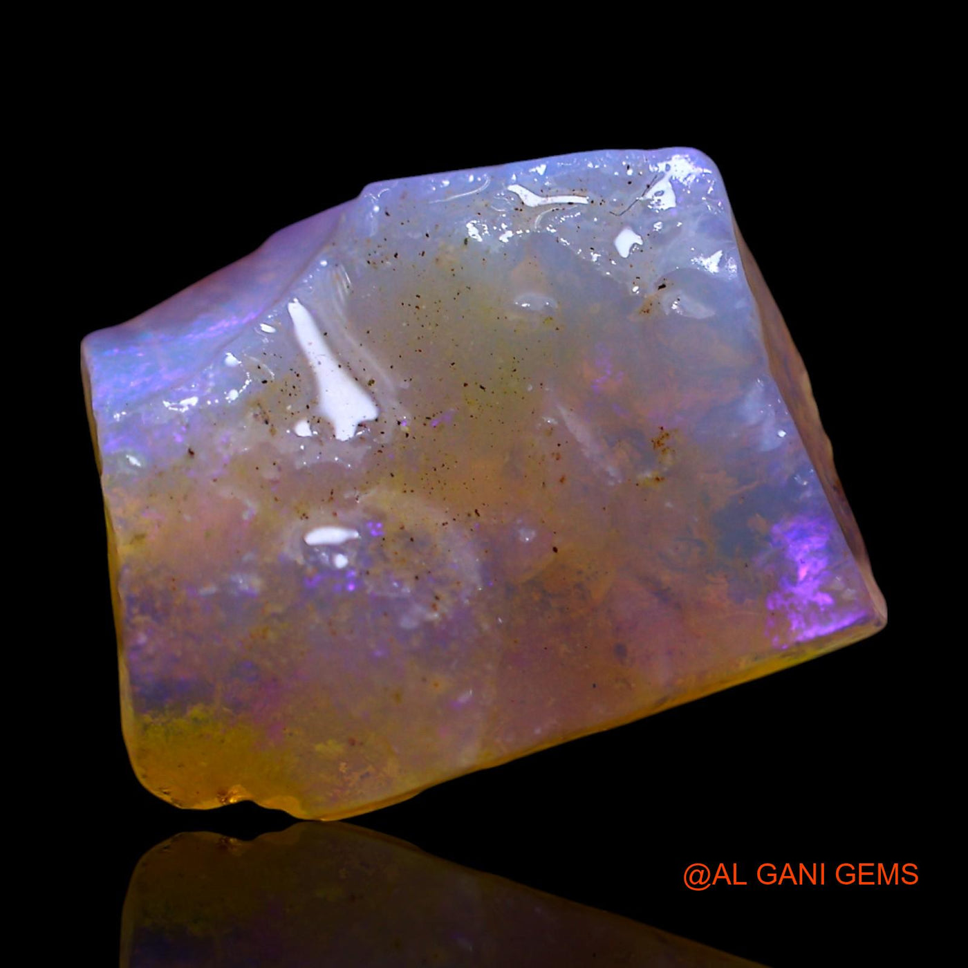 4.00 Cts Natural Australian Fire Opal Loose Gemstone Fancy Rough 13x11x4 mm RF-97