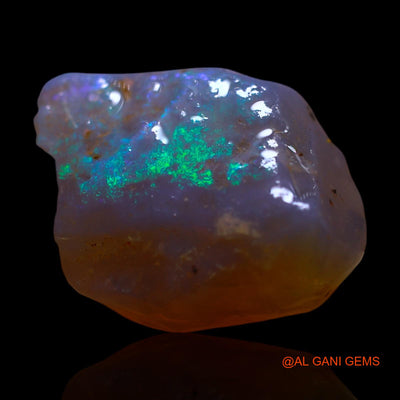 Natural Fire Opal Gemstone 6.00 Cts Loose Fancy Rough From Australia 16x12x5 mm RF-981