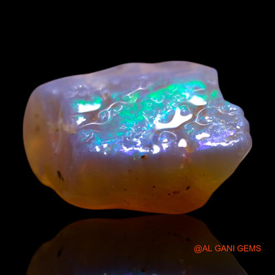 Natural Fire Opal Gemstone 6.00 Cts Loose Fancy Rough From Australia 16x12x5 mm RF-981