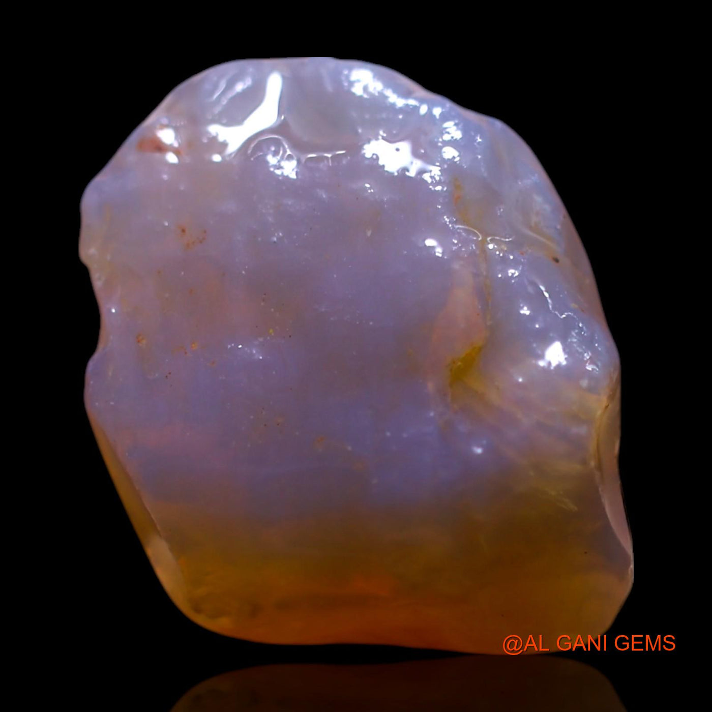 Natural Fire Opal Gemstone 6.00 Cts Loose Fancy Rough From Australia 16x12x5 mm RF-981