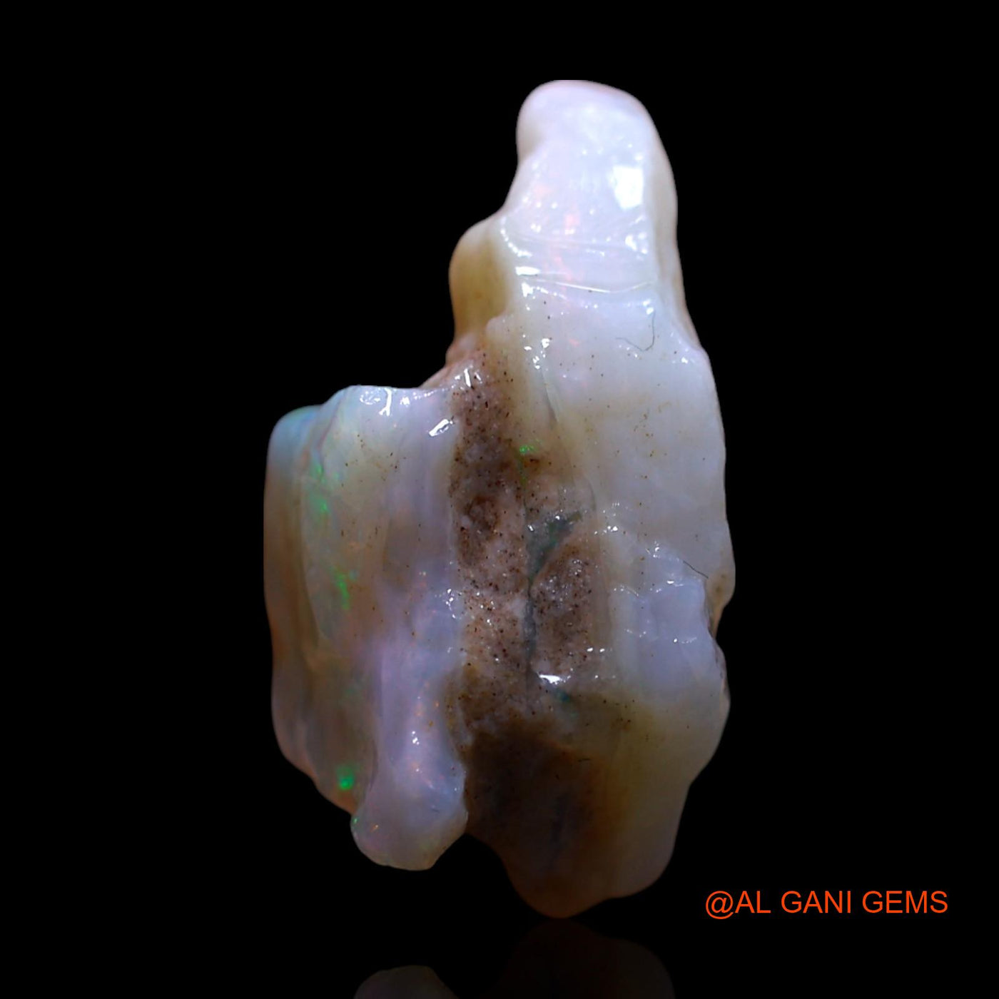 Natural Fire Opal Gemstone 7.00 Cts Loose Fancy Rough From Australia 18x9x9 mm RF-982