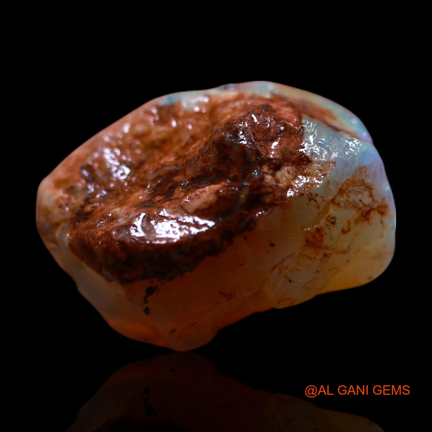 9.00 Cts Unheated Australian Fire Opal Loose Gemstone Fancy Rough Natural 16x10x9 mm RF-983