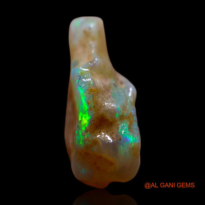 Natural Fire Opal Gemstone 5.00 Cts Loose Fancy Rough From Australia 14x13x6 mm RF-984