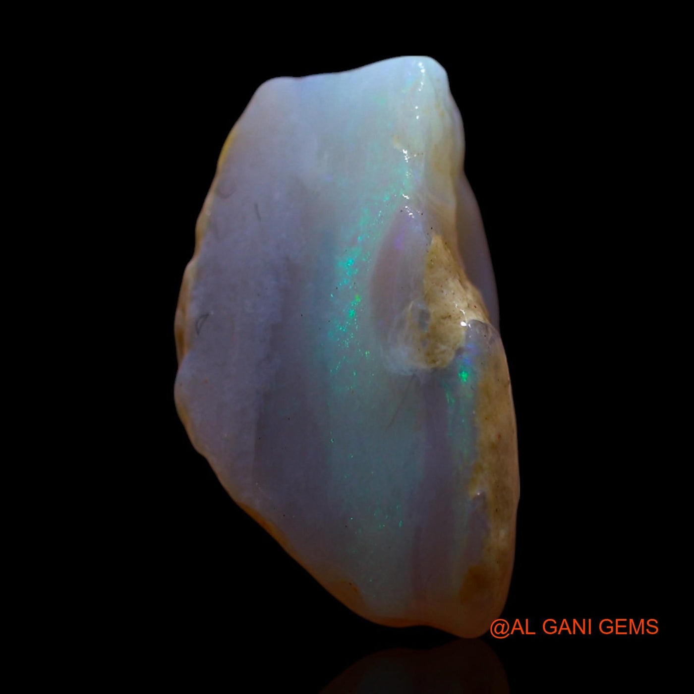 8.00 Cts Natural Australian Fire Opal Fancy Rough Loose Gemstone For Jewelry 17x14x9 mm RF-986