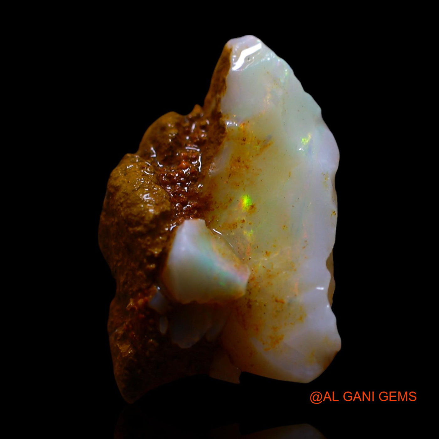 7.00 Cts Natural Australian Fire Opal Loose Gemstone Fancy Rough 17x13x9 mm RF-987
