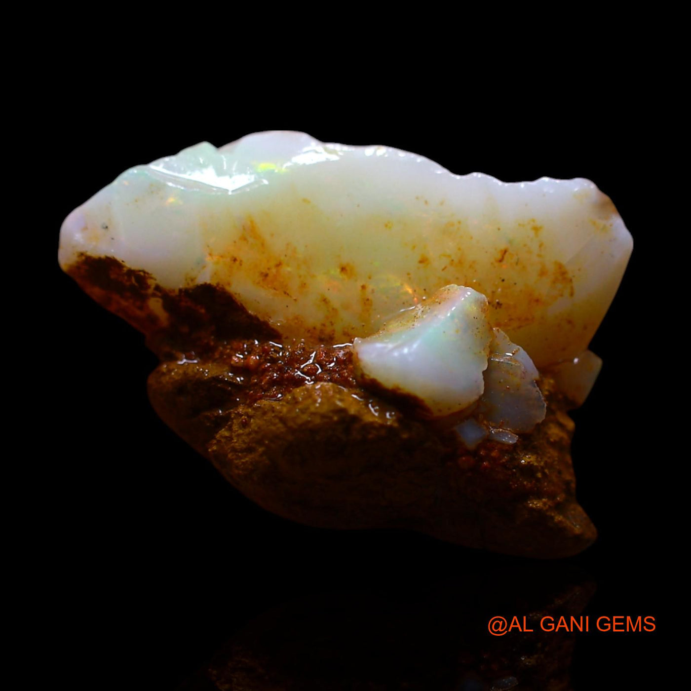 7.00 Cts Natural Australian Fire Opal Loose Gemstone Fancy Rough 17x13x9 mm RF-987