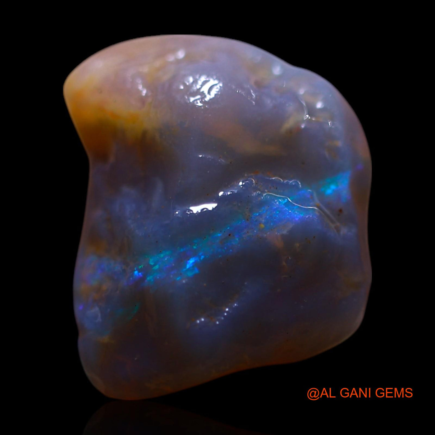 6.00 Cts Natural Australian Fire Opal Loose Gemstone Fancy Rough 14x10x8 mm RF-988