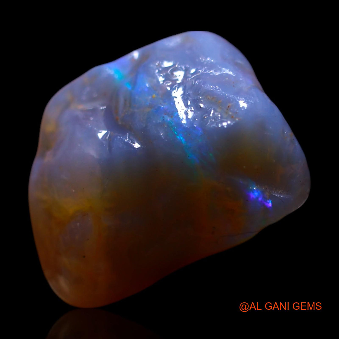 6.00 Cts Natural Australian Fire Opal Loose Gemstone Fancy Rough 14x10x8 mm RF-988