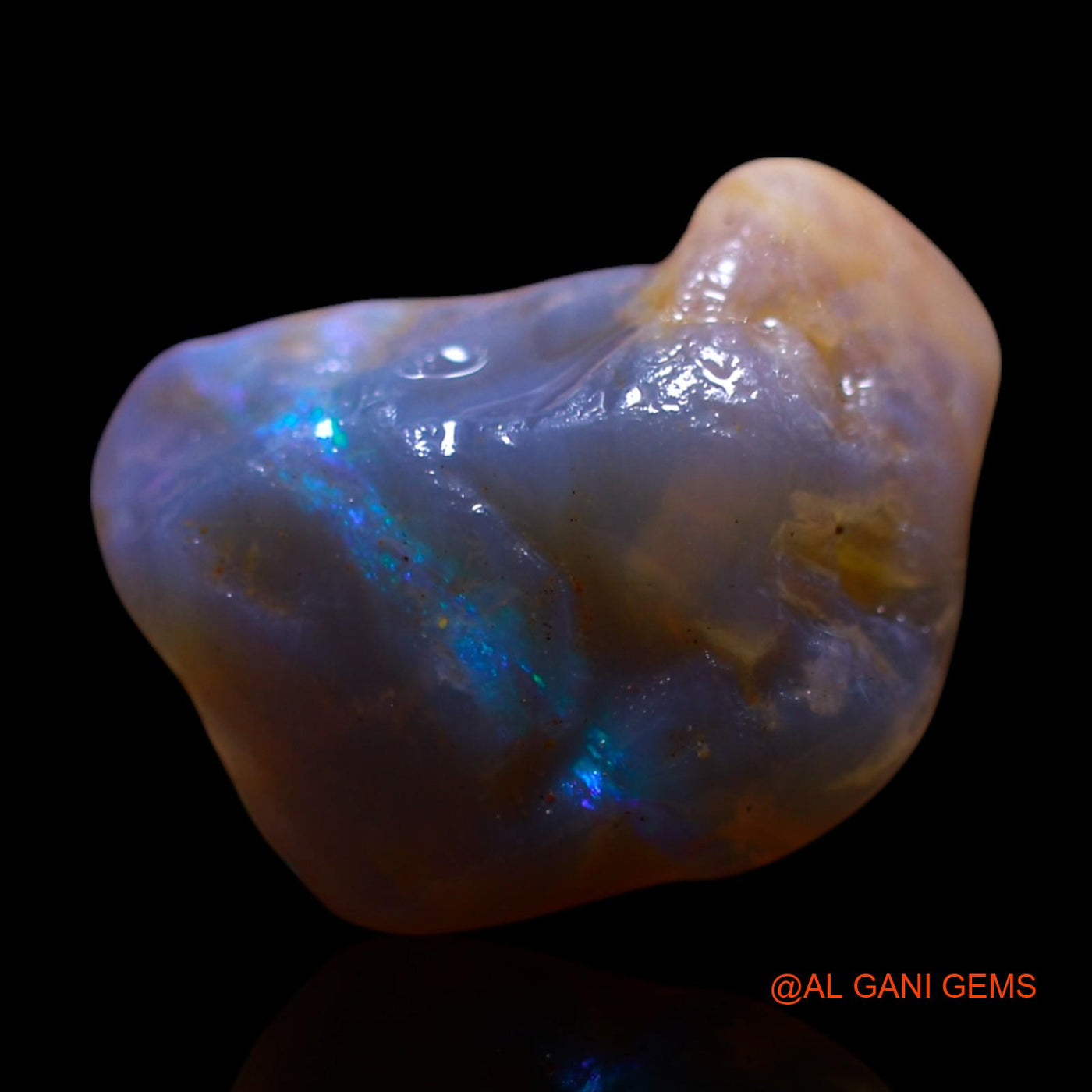 6.00 Cts Natural Australian Fire Opal Loose Gemstone Fancy Rough 14x10x8 mm RF-988