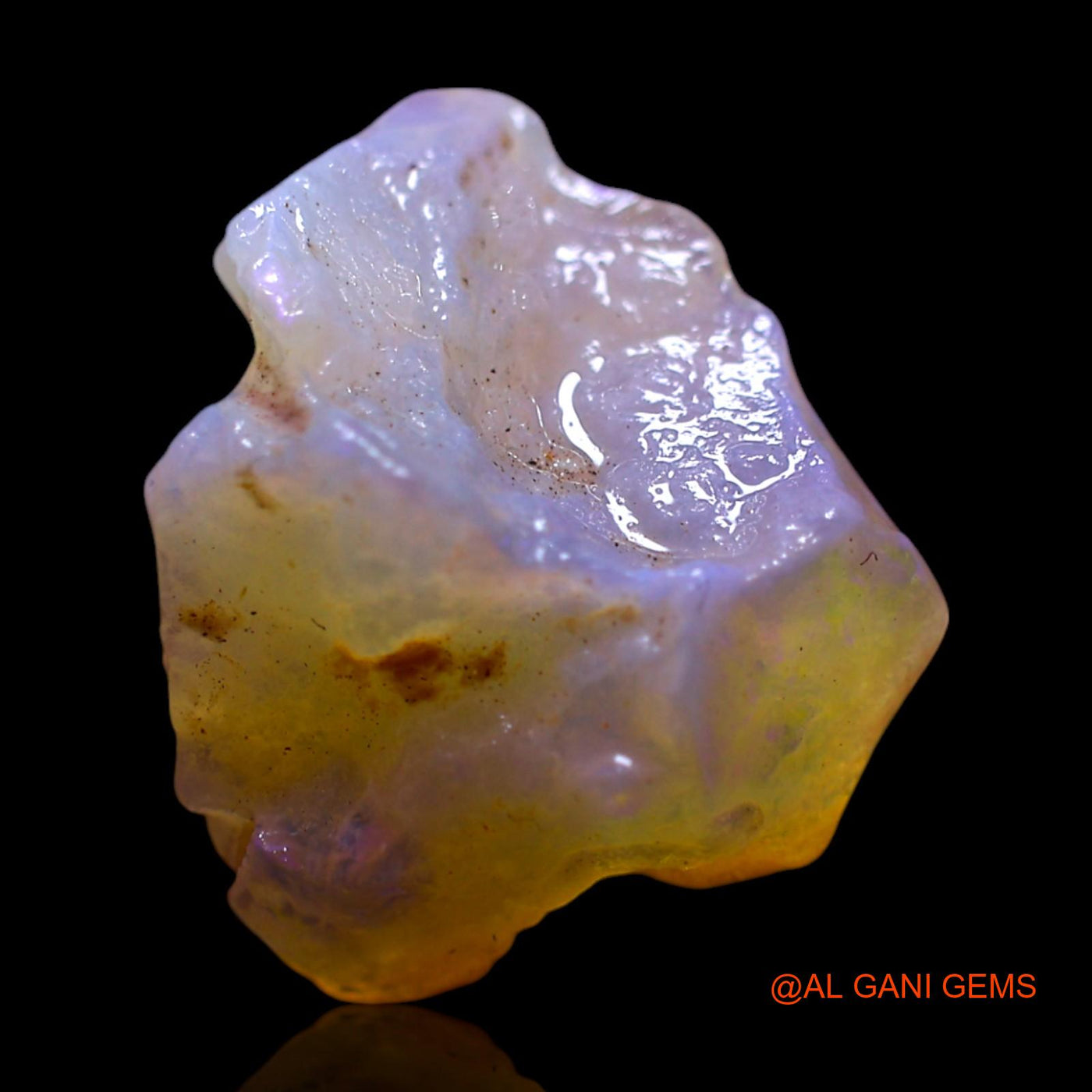 5.00 Cts Natural Australian Fire Opal Loose Gemstone Fancy Rough 14x12x8 mm RF-989