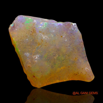 Natural Untreated Fire Opal Loose Gemstone Fancy Rough From Australia 3.00 Cts 17x11x3 mm RF-98