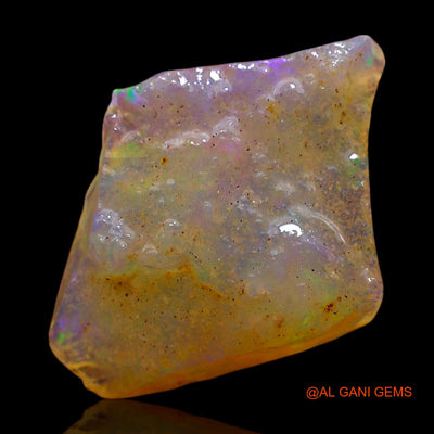 Natural Untreated Fire Opal Loose Gemstone Fancy Rough From Australia 3.00 Cts 17x11x3 mm RF-98