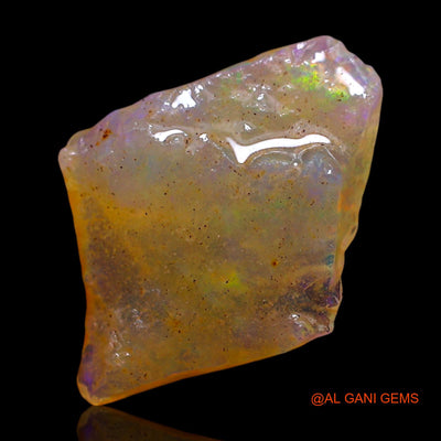 Natural Untreated Fire Opal Loose Gemstone Fancy Rough From Australia 3.00 Cts 17x11x3 mm RF-98