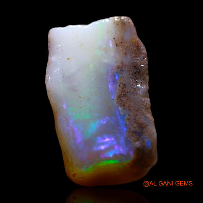 Natural Fire Opal Gemstone 6.00 Cts Loose Fancy Rough From Australia 12x10x8 mm RF-990