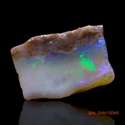 Natural Fire Opal Gemstone 6.00 Cts Loose Fancy Rough From Australia 12x10x8 mm RF-990
