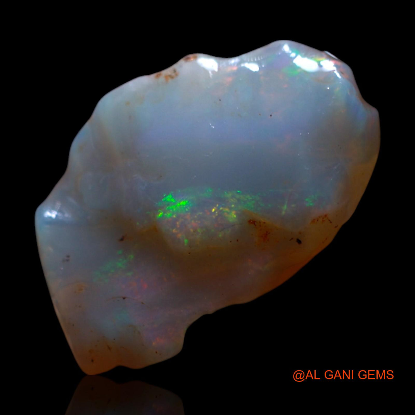 3.00 Cts Unheated Australian Fire Opal Loose Gemstone Fancy Rough Natural 16x10x4 mm RF-991