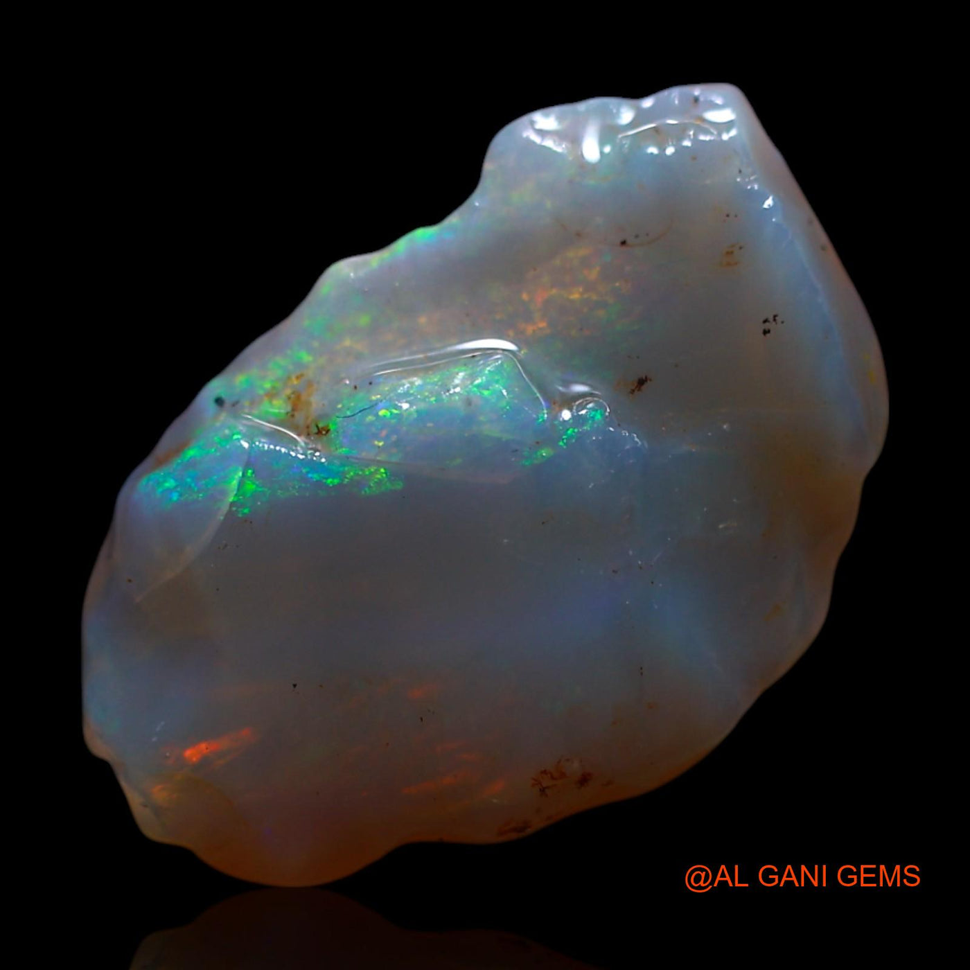 3.00 Cts Unheated Australian Fire Opal Loose Gemstone Fancy Rough Natural 16x10x4 mm RF-991