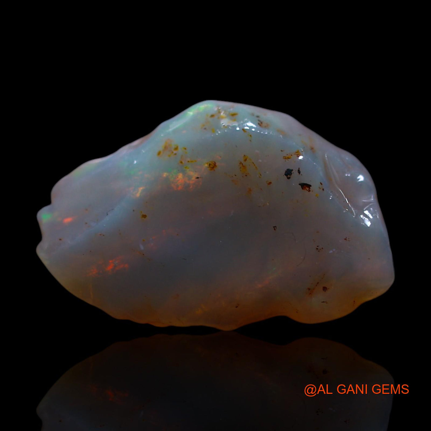 3.00 Cts Unheated Australian Fire Opal Loose Gemstone Fancy Rough Natural 16x10x4 mm RF-991