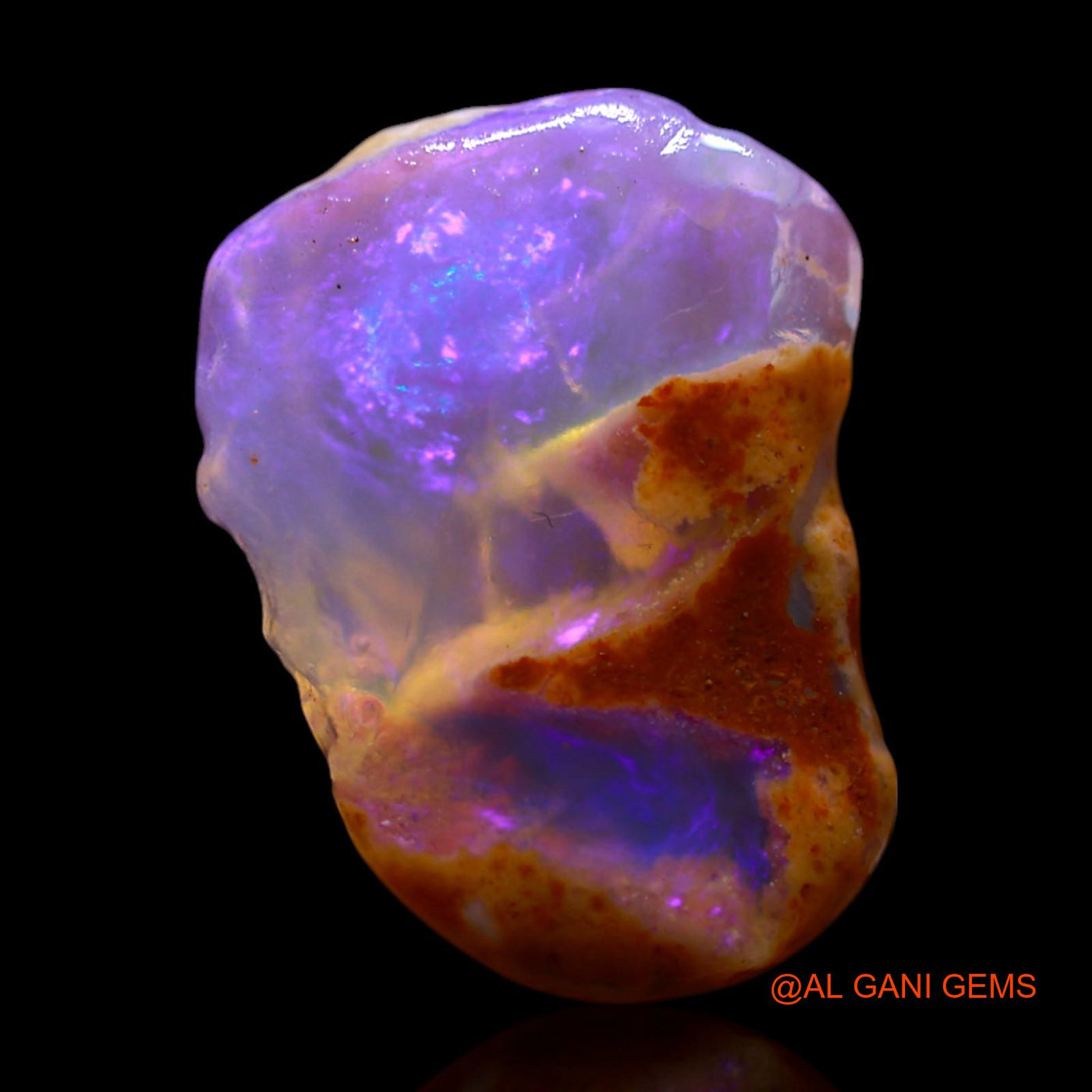 4.00 Cts Natural Australian Fire Opal Loose Gemstone Fancy Rough 14x10x6 mm RF-992