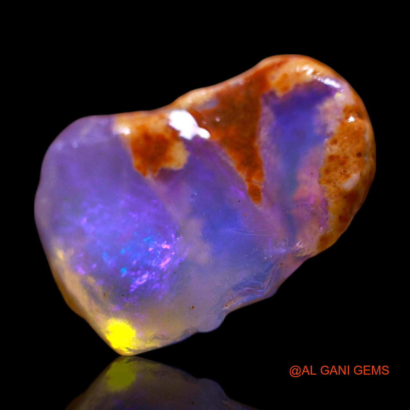 4.00 Cts Natural Australian Fire Opal Loose Gemstone Fancy Rough 14x10x6 mm RF-992
