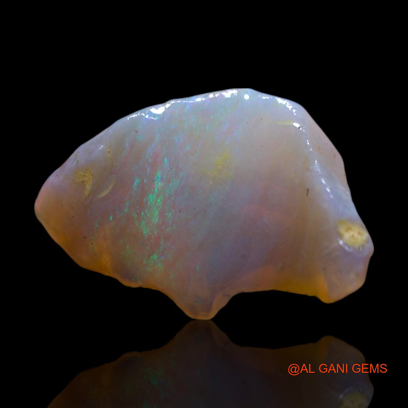 3.00 Cts Natural Australian Fire Opal Loose Gemstone Fancy Rough 15x10x4 mm RF-993