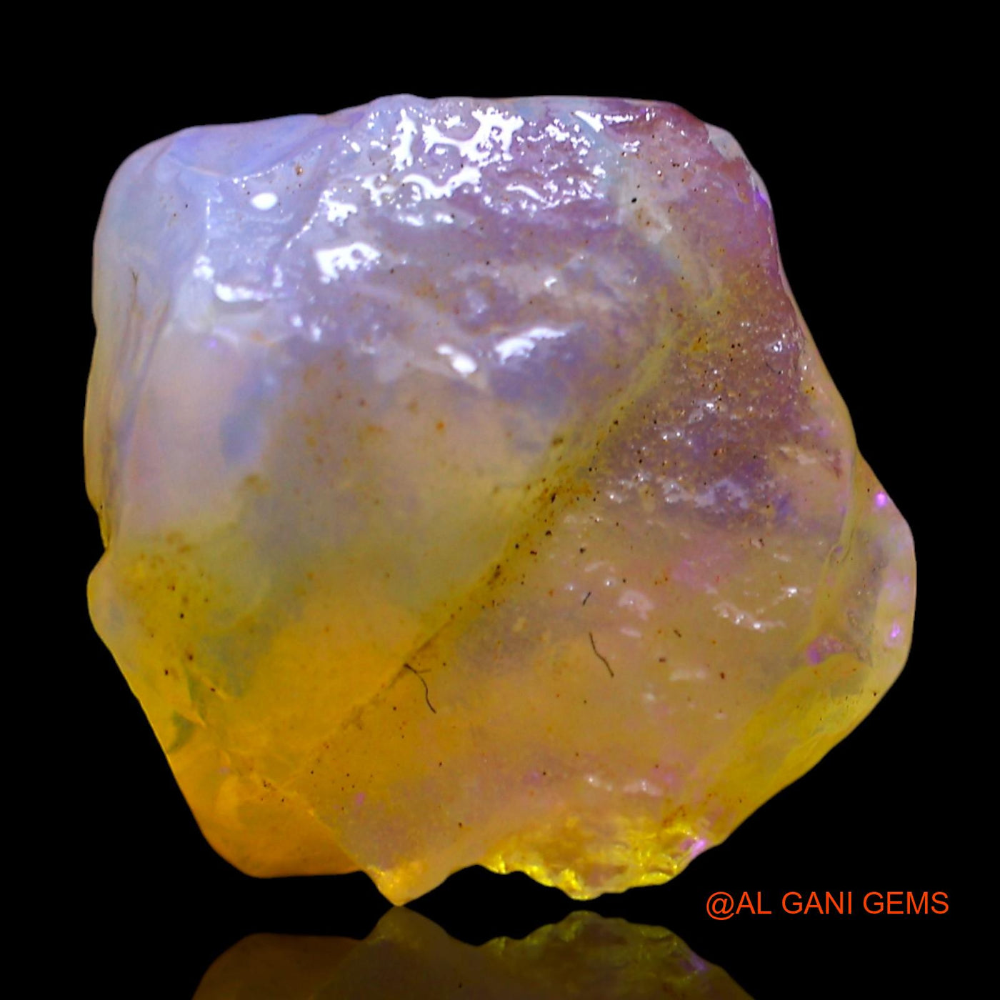 4.00 Cts Natural Australian Fire Opal Loose Gemstone Fancy Rough 14x12x6 mm RF-99
