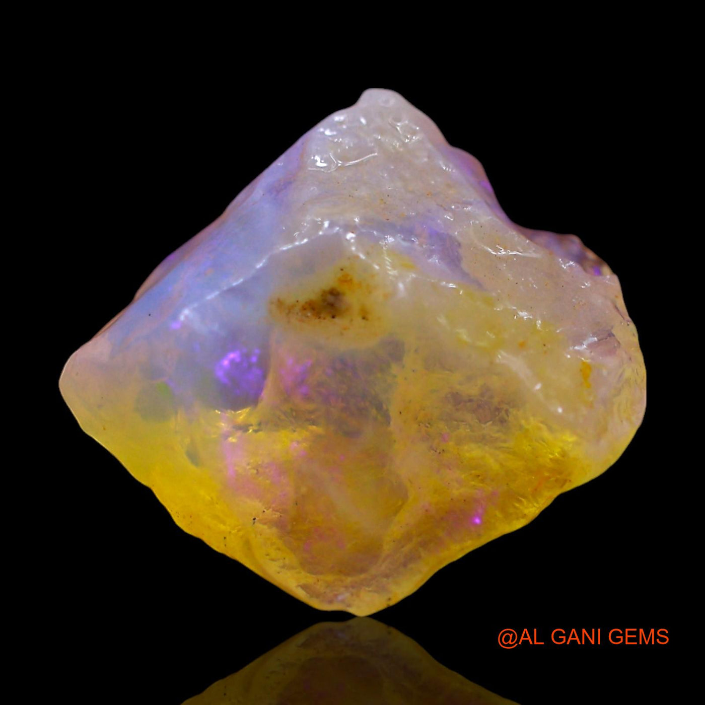 4.00 Cts Natural Australian Fire Opal Loose Gemstone Fancy Rough 14x12x6 mm RF-99