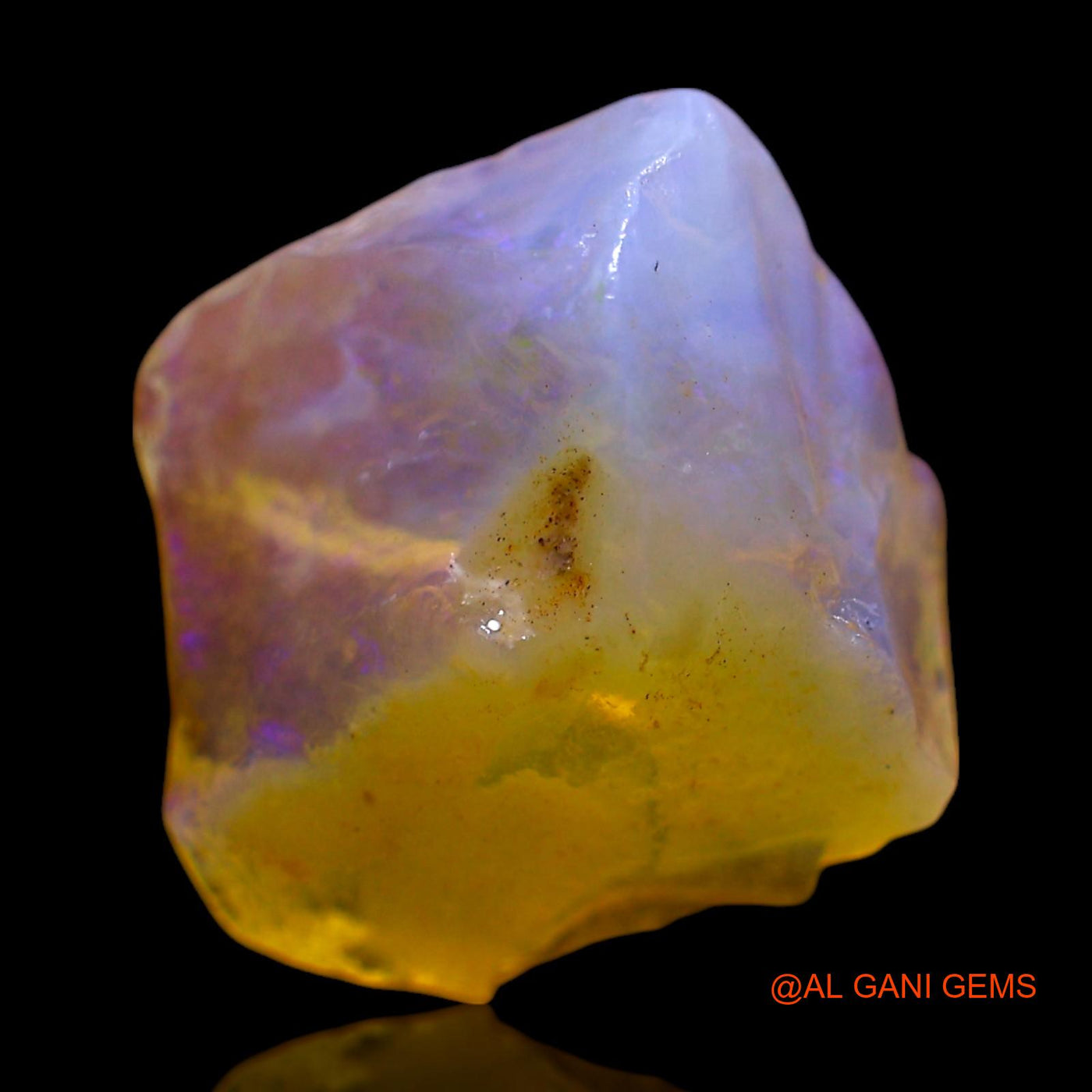 4.00 Cts Natural Australian Fire Opal Loose Gemstone Fancy Rough 14x12x6 mm RF-99