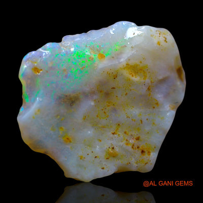 6.00 Cts Natural Australian Fire Opal Loose Gemstone Fancy Rough 19x15x3 mm RF-9